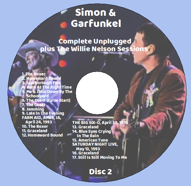 Paul Simon: Complete Unplugged …plus The Willie Nelson Sessions Kaufman Astoria Studios, Queens, NY, March 4, 1992 Studio (2CD) - Image 4