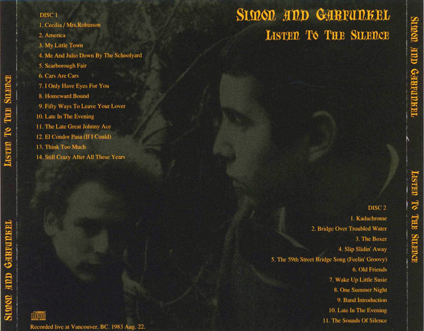 Simon & Garfunkel: Listen To The Silence - Vancouver, B.C., Canada August 22, 1983 Live Concert (2CD) - Image 2