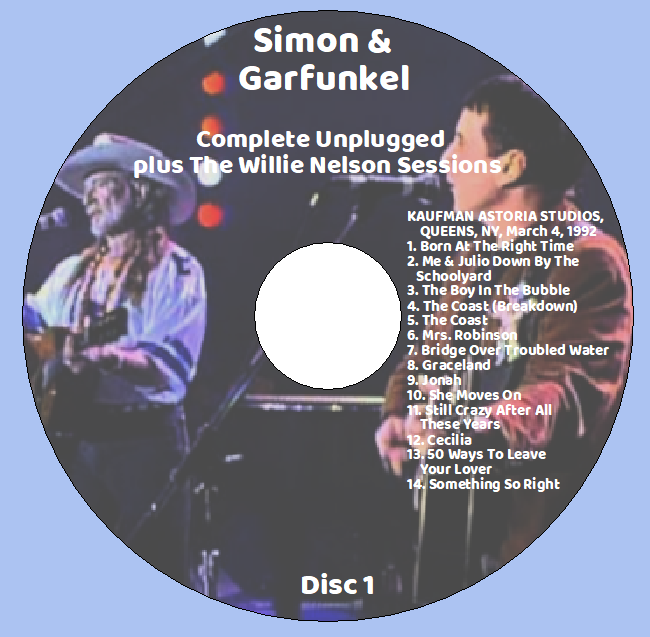 Paul Simon: Complete Unplugged …plus The Willie Nelson Sessions Kaufman Astoria Studios, Queens, NY, March 4, 1992 Studio (2CD) - Image 3