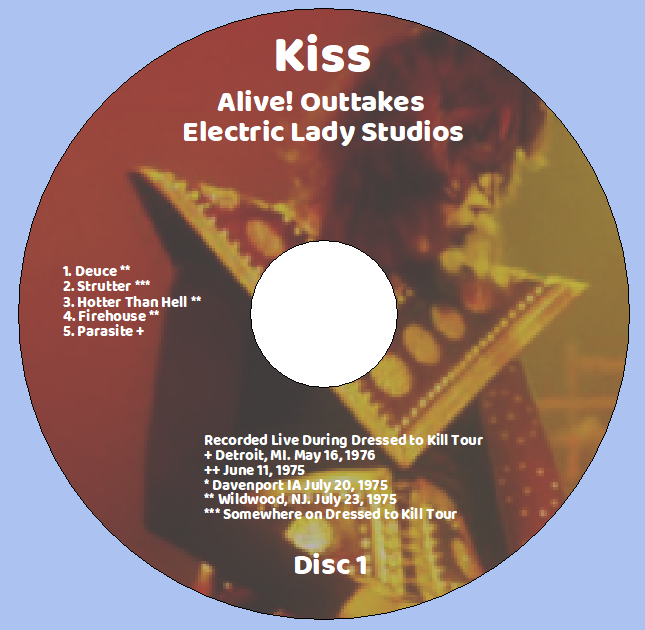 Kiss: 1975 Alive! Outtakes Electric Lady Studios Alternates, Demos, Rehearsals (2CD) - Image 3