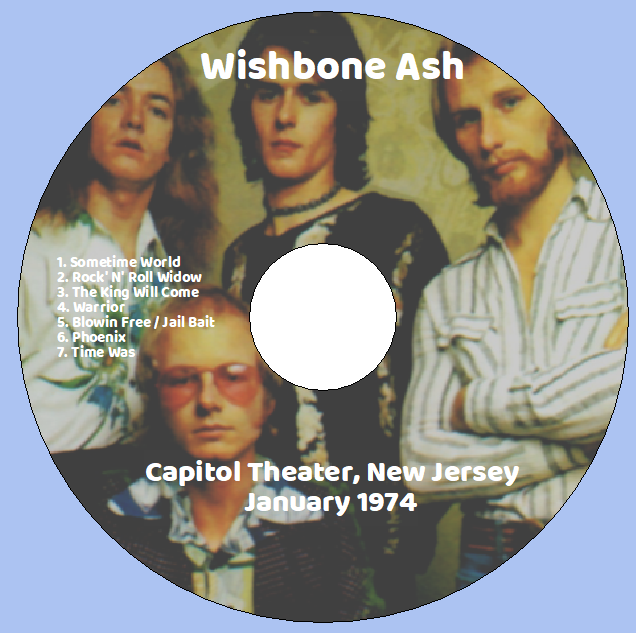 Wishbone Ash: Capitol Theater, New Jersey January 1974 Live Concert (1CD) - Image 3