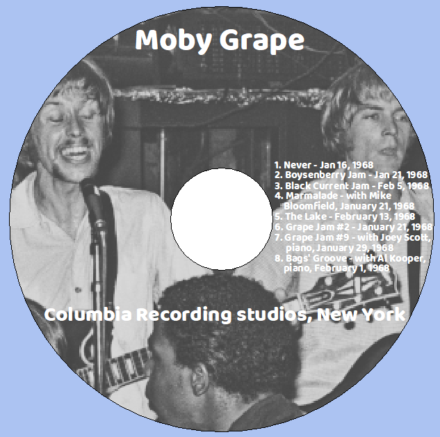 Moby Grape: Grape Jam - Columbia Recording studios, New York 1968 Live Concert (1CD) - Image 3