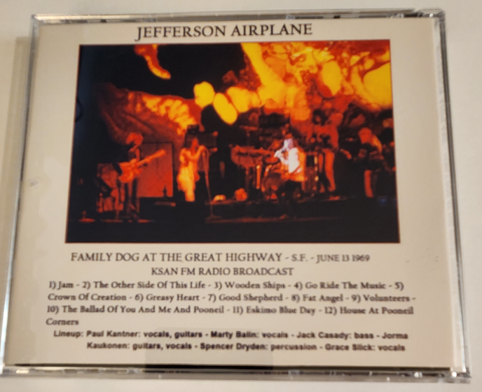 Jefferson Airplane: Family Dog At The Great Highway - Family Dog, San Francisco June 13, 1969 Live Concert (1CD) - Image 2