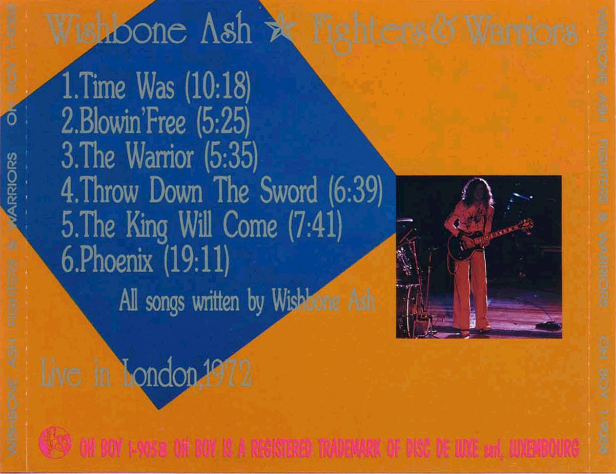 Wishbone Ash: Fighters & Warriors - BBC In Concert, Paris Theatre, London May 25, 1972 Live (1CD) - Image 2