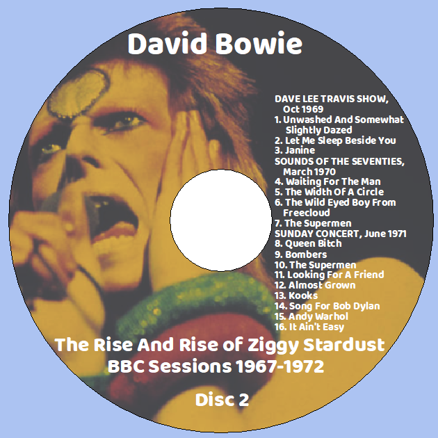 David Bowie: The Rise And Rise of Ziggy Stardust - BBC Sessions 1967-1972 Studio Live Concerts (2 Double CD's=4CD) - Image 4