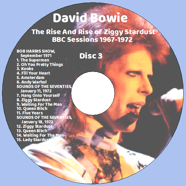 David Bowie: The Rise And Rise of Ziggy Stardust - BBC Sessions 1967-1972 Studio Live Concerts (2 Double CD's=4CD) - Image 7