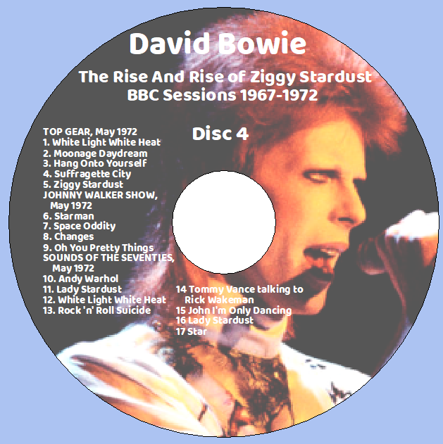 David Bowie: The Rise And Rise of Ziggy Stardust - BBC Sessions 1967-1972 Studio Live Concerts (2 Double CD's=4CD) - Image 8
