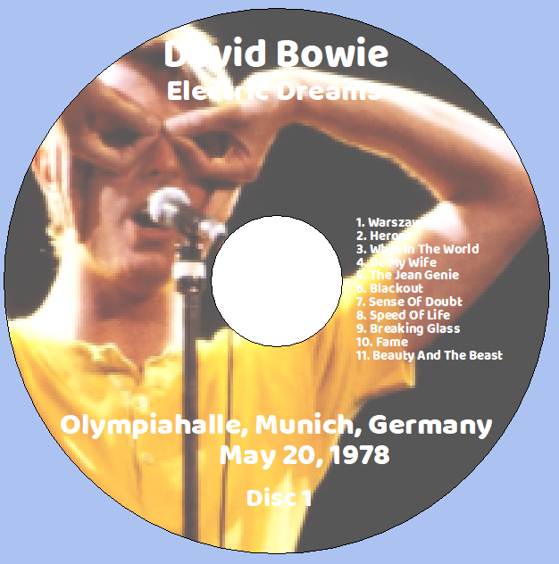 David Bowie: Electric Dreams - Olympiahalle, Munich, Germany May 20, 1978 Live Concert (2CD) - Image 3