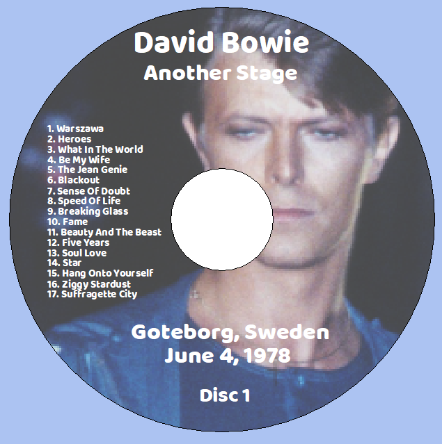 David Bowie: Another Stage - Goteborg, Sweden June 4, 1978 Live Concert (2CD) - Image 3