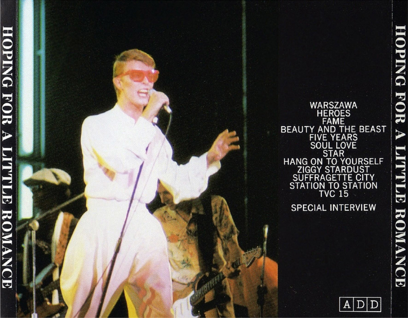 David Bowie: Hoping For A Little Romance - The Nihon Budokan Hall, Tokyo, Japan December 12, 1978 Live Concert (1CD) - Image 2