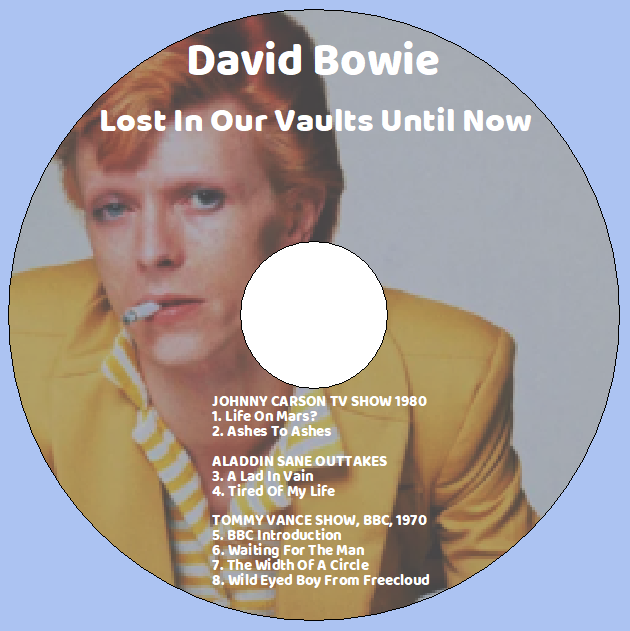 David Bowie: Lost In Our Vaults Until Now - Johnny Carson 1980 + Aladdin Outtakes + Tommy Vance BBC 1970 Live Concerts (2CD) - Image 3