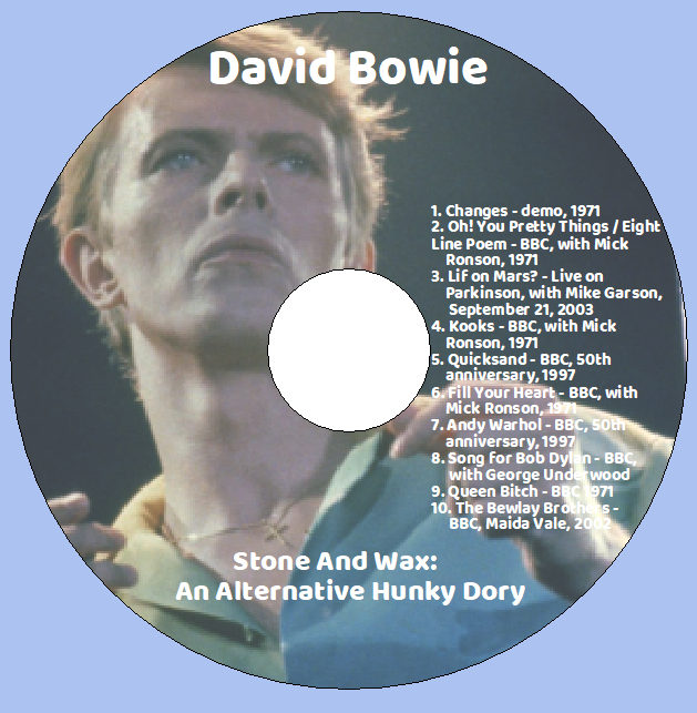 David Bowie: Stone And Wax: An Alternative Hunky Dory - Live Studio Concerts (1CD) - Image 3