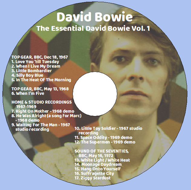 David Bowie: The Essential David Bowie Vol. 1-3 Live Concerts (3 Single CDS) - Image 3