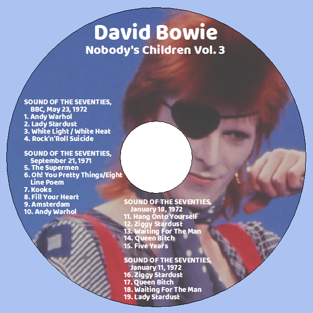 David Bowie: The Essential David Bowie Vol. 1-3 Live Concerts (3 Single CDS) - Image 9