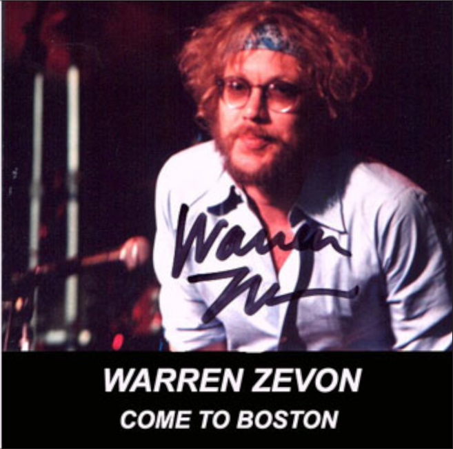 Warren Zevon: Come To Boston - The Metro, Boston, MA September 29 or 30, 1982 Live Concert (2CD)