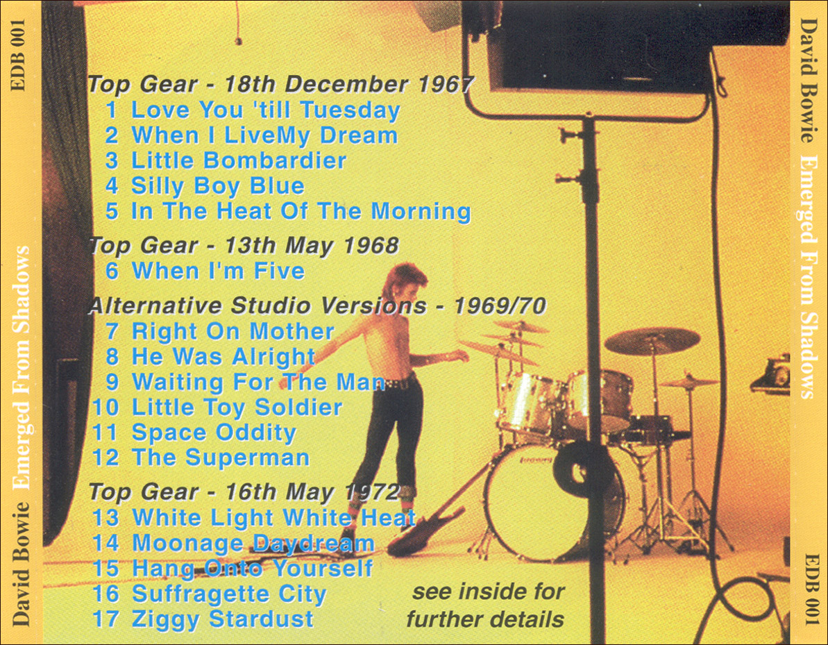 David Bowie: The Essential David Bowie Vol. 1-3 Live Concerts (3 Single CDS) - Image 2