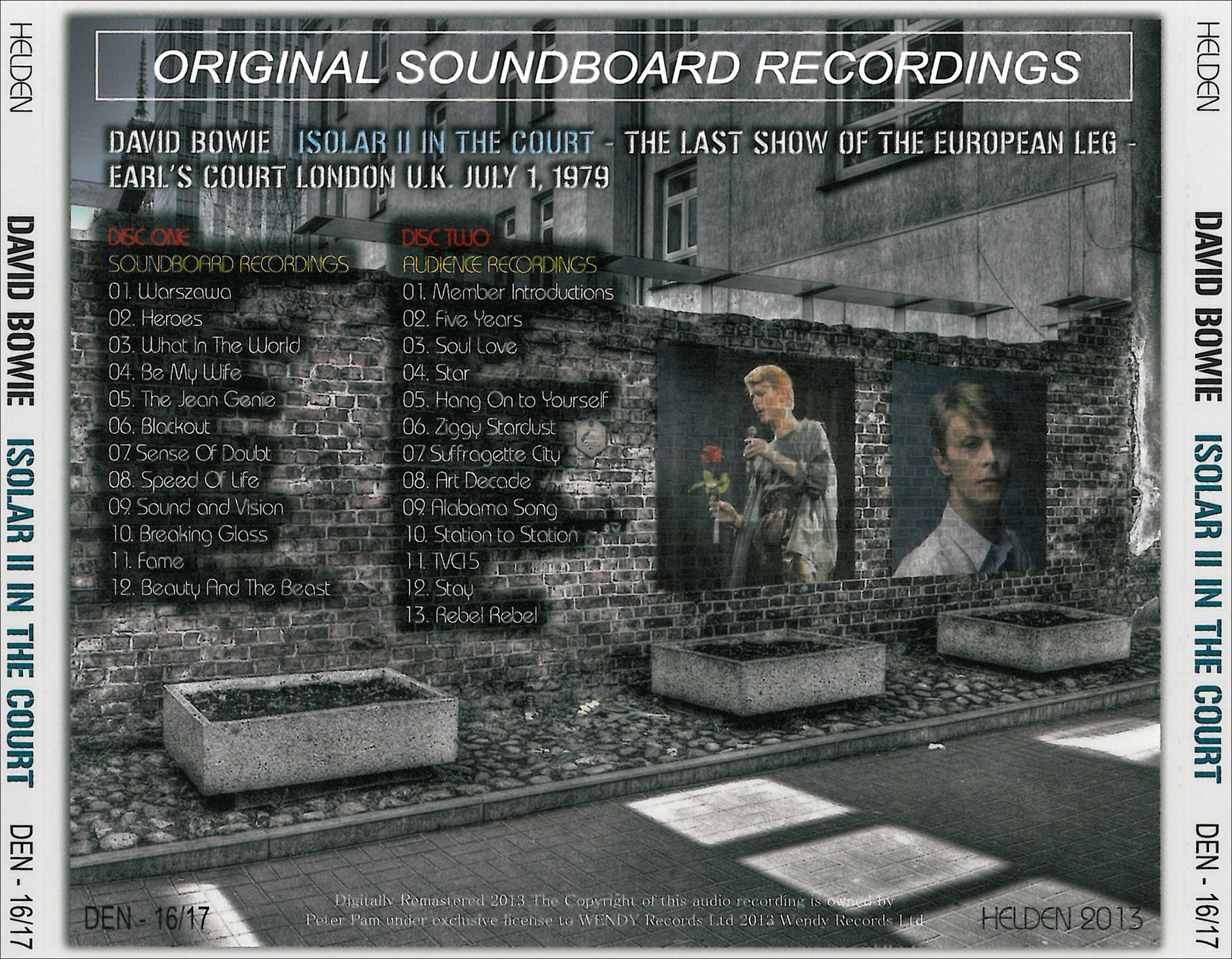 David Bowie: Isolar II In The Court - Earl's Court, London July 1, 1978 Live Concert (2CD) - Image 2