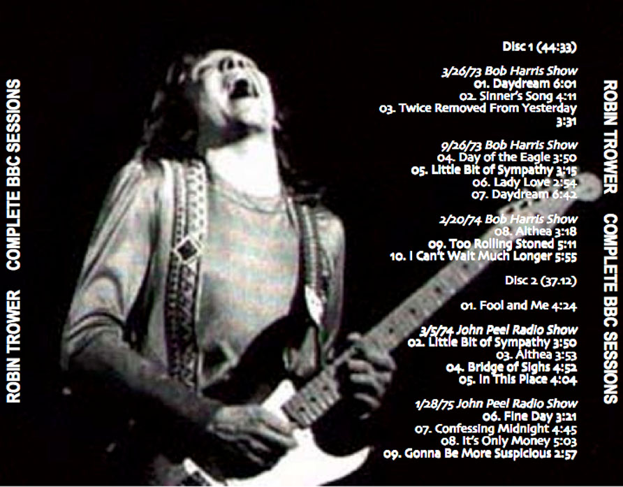 Robin Trower: Complete BBC Sessions 1973-1975 Live In Studio Concert (2CD) - Image 2