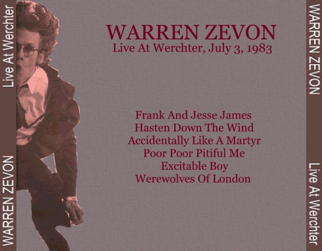 Warren Zevon: Live At Werchter - Werchter Festival, Belgium July 3, 1983 Live Concert (1CD) - Image 2