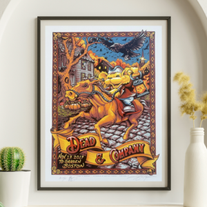 Dead and Company - TD Garden Boston MA November 17, 2017 - Live Concert Poster Wall Art Poster Print - 131096