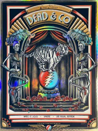 Dead and Company - Sphere Las Vegas NV, April 17, 2025 NOT FOIL - Live Concert Poster Wall Art Poster Print - 131026 - Image 2
