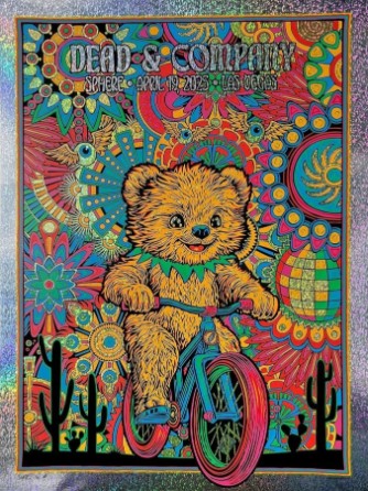 Dead and Company - Sphere Las Vegas NV, April 19, 2025 NOT FOIL - Live Concert Poster Wall Art Poster Print - 131028 - Image 2