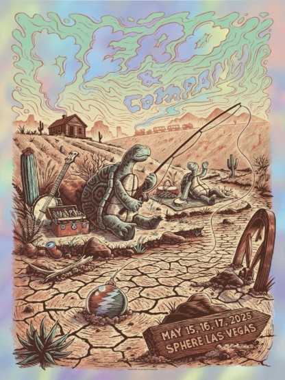 Dead and Company - Sphere Las Vegas NV, May 15, 2025 NOT FOIL - Live Concert Poster Wall Art Poster Print - 131033 - Image 2