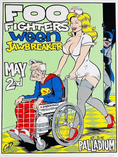 Foo Fighters - Hollywood Palladium CA, May 2, 1996 - Live Concert Poster Wall Art Poster Print - 137005 - Image 2
