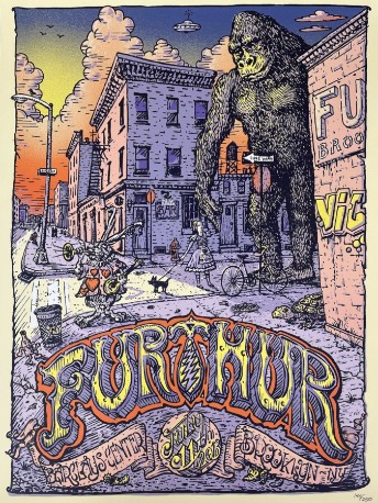 Further (Grateful Dead) - Barclays Center Brooklyn NY, July 11, 2013 - Live Concert Poster Wall Art Poster Print - 139002 - Image 2