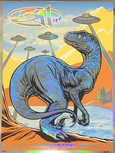 311 - Mohegan Sun Arena Uncasville CT, February 15, 2024 NOT FOIL - Live Concert Poster Wall Art Print - 102011 - Image 2