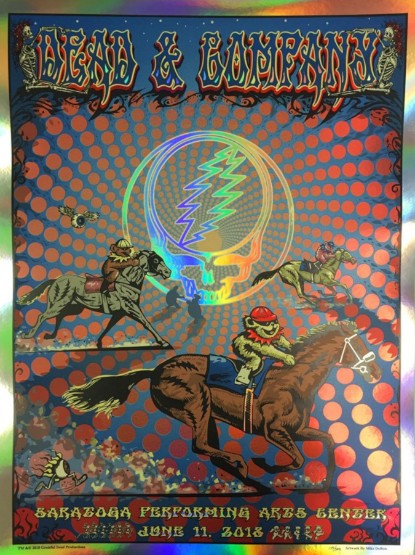 Dead and Company - Saratoga Performing Arts Center Saratoga NY June 11 2018 NOT FOIL - Live Concert Poster Wall Art Print - 131129 - Image 2