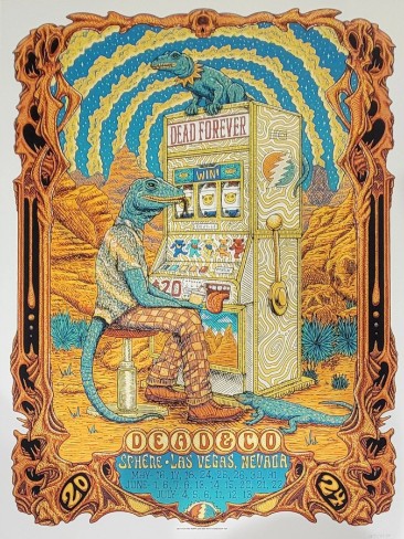 Dead and Company - Sphere Las Vegas NV May 16 2024 - Live Concert Poster Wall Art Print - 131125 - Image 2