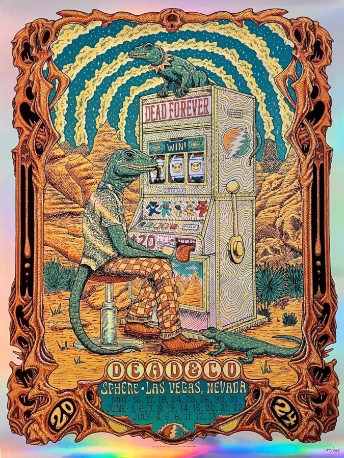Dead and Company - Sphere Las Vegas NV NOT FOIL May 16 2024 - Live Concert Poster Wall Art Print - 131121 - Image 2