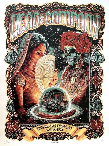 Dead and Company - Sphere Las Vegas NV May 18 2024 - Live Concert Poster Wall Art Print - 131112 - Image 2