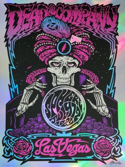 Dead and Company - Sphere Las Vegas NV July 12 2024 NOT FOIL - Live Concert Poster Wall Art Print - 131074 - Image 2