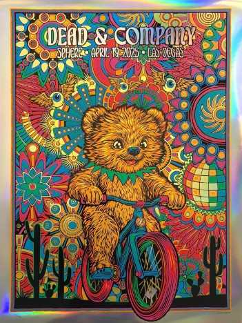 Dead and Company - Sphere Las Vegas NV April 19 2025 NOT FOIL 2 - Live Concert Poster Wall Art Print - 131082 - Image 2