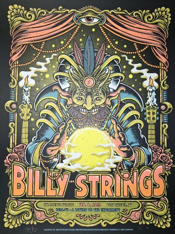 Billy Strings - Capital Theater Portchester NY February 4 2022 - Live Concert Poster Wall Art Print - 112036 - Image 2