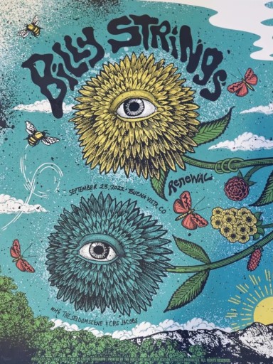 Billy Strings - Buena Vista CO September 25 2022- Live Concert Poster Wall Art Print - 112038 - Image 2