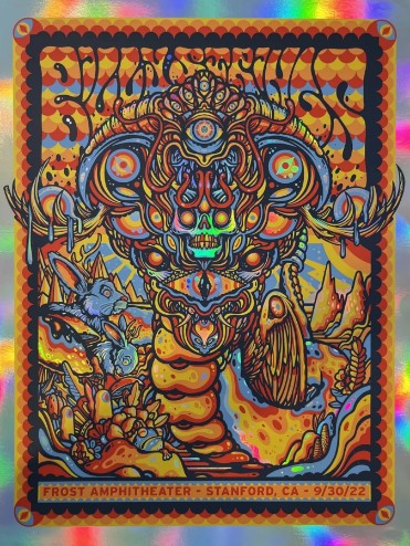 Billy Strings - Frost Amphitheater Palo Alto CA September 30 2022 FOIL 2 - Live Concert Poster Wall Art Print - 112025 - Image 2