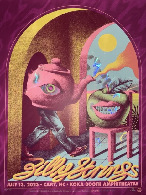 Billy Strings - Koka Booth Amphitheater Cary NC July 13 2023 - Live Concert Poster Wall Art Print - 112016 - Image 2