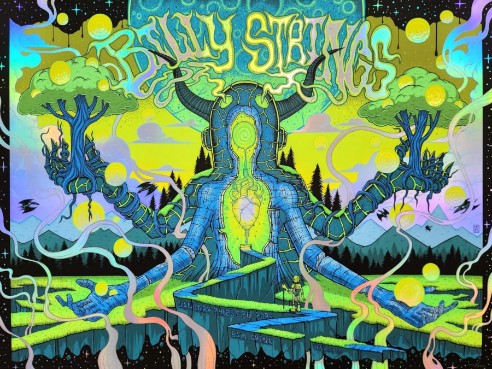 Billy Strings - Ball Arena Denver CO January 24 2025 FULLSHEET FOIL - Live Concert Poster Wall Art Print - 112099 - Image 2