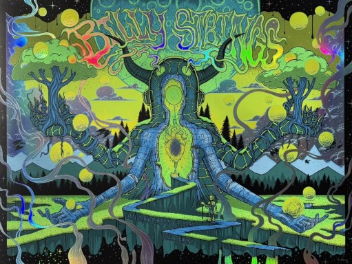 Billy Strings - Ball Arena Denver CO January 24 2025 FULLSHEET FOIL 2 - Live Concert Poster Wall Art Print - 112100 - Image 2