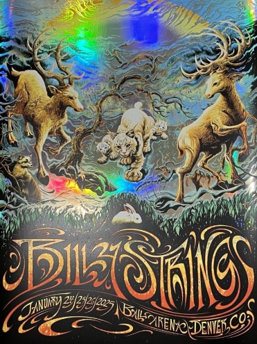 Billy Strings - Ball Arena Denver CO January 24 2025 FOIL - Live Concert Poster Wall Art Print - 112054 - Image 2