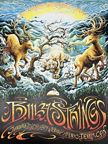 Billy Strings - Ball Center Denver CO January 24 2025 - Live Concert Poster Wall Art Print - 112027 - Image 2