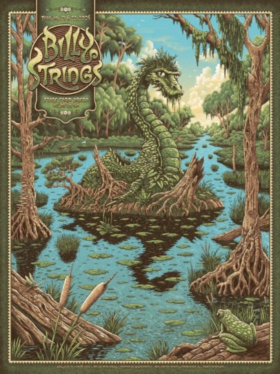 Billy Strings - State Farm Arena Atlanta GA February 21 2025 - Live Concert Poster Wall Art Print - 112037 - Image 2
