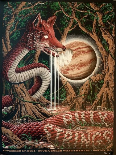 Billy Strings - Boch Center Wang Theater Boston MA, November 17, 2021 - Live Concert Poster Wall Art Print - 112002 - Image 2