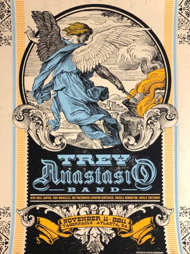 Trey Anastasio - Tabernacle Atlanta GA November 11 2011 - Live Concert Poster Wall Art Print - 200061 - Image 2