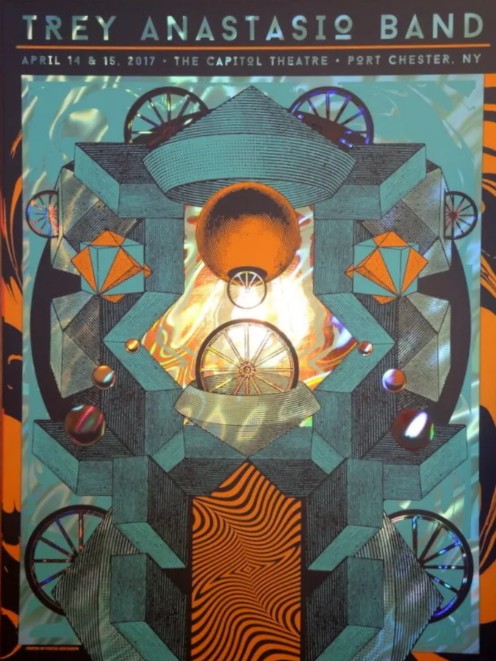 Trey Anastasio - Capital Theater Portchester NY April 14 2017 - Live Concert Poster Wall Art Print 200065 - Image 2