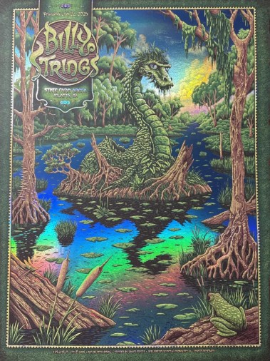 Billy Strings - State Farm Arena Atlanta GA, February 21, 2025 FOIL - Live Concert Poster Wall Art Print - 112008 - Image 2