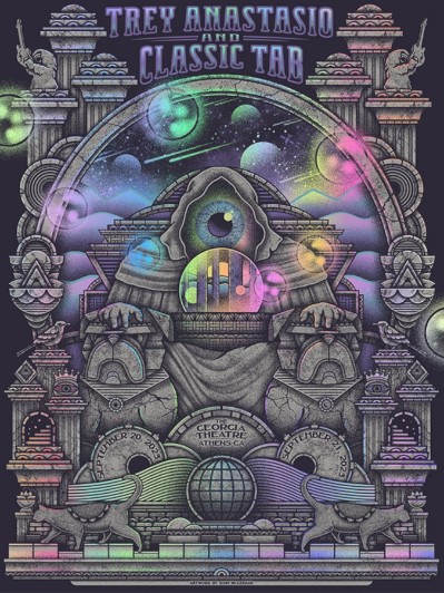 Trey Anastasio - Georgia Theater Athens GA September 20 2023 FOIL - Live Concert Poster Wall Art Print - 200050 - Image 2